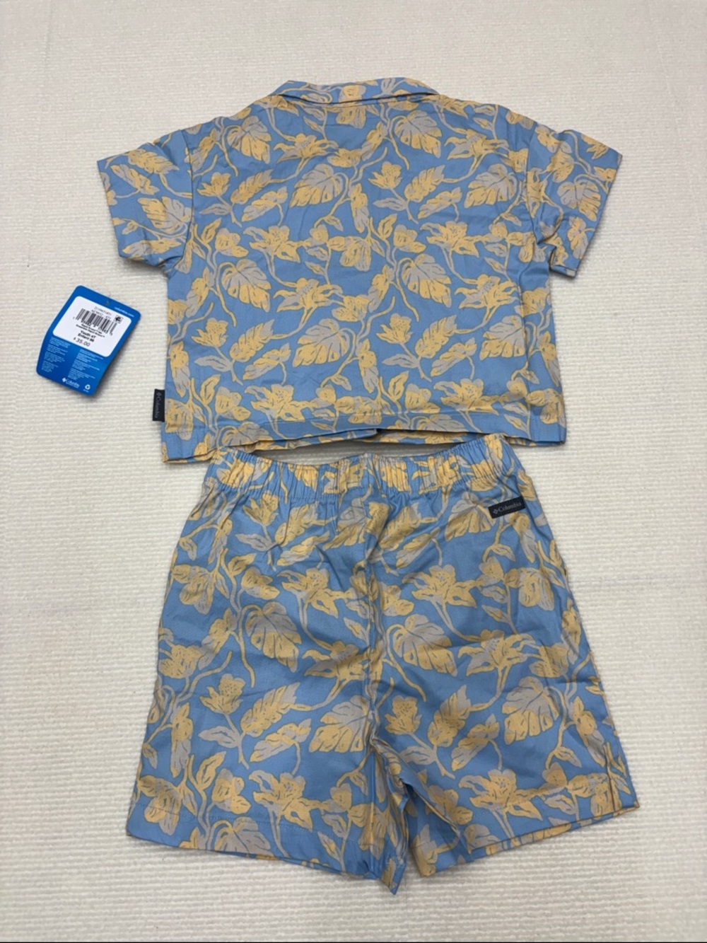Columbia Kids Blue and Yellow Floral Matching Set - Picture 4 of 5